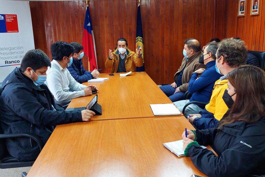 Delegado del Ranco Alejandro Reyes participó en visita de Subsecretario de Transporte en La Unión