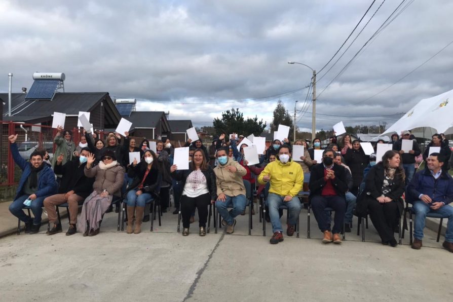 Delegado Alejandro Reyes por entrega de escrituras de vivienda: “éste es un logro de las y los dirigentes y un esfuerzo mancomunado que demandó años”