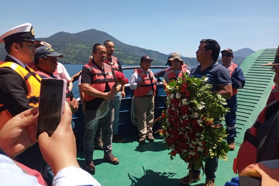 Delegado del Ranco Alejandro Reyes participa en Rupumeica Bajo, en 17° recordatorio de la tragedia del Lago Maihue