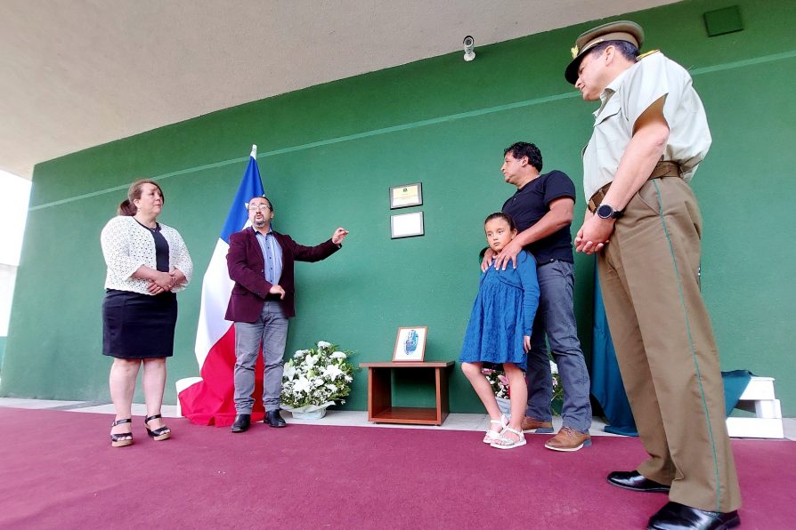 <strong>Delegado del Ranco Alejandro Reyes participa en homenaje a Cabo 1° de Carabineros Mariana Guarda</strong>