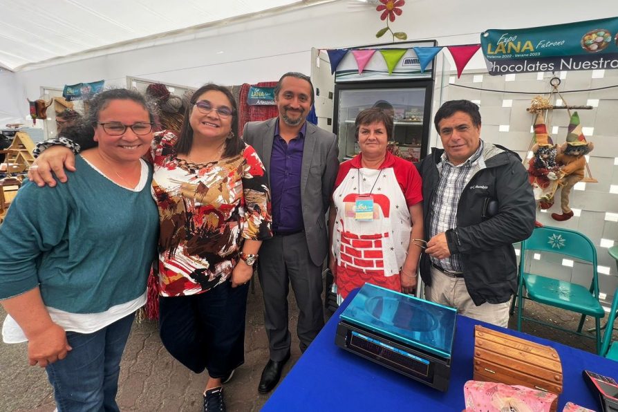 Delegado del Ranco Alejandro Reyes, participa en Expo Lana Futrono 2023