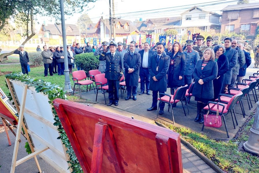 Delegado del Ranco encabezó actos comunales de conmemoración de las Glorias Navales