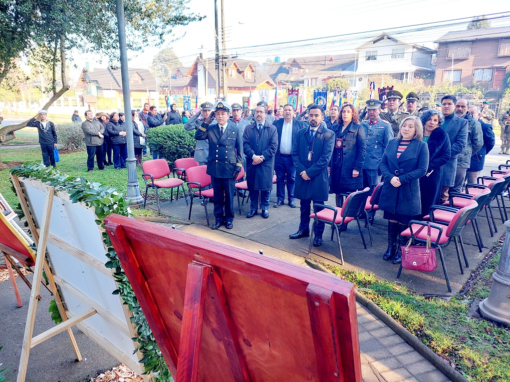 Delegado del Ranco encabezó actos comunales de conmemoración de las Glorias Navales