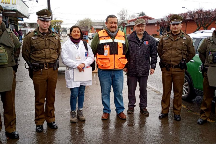 En Río Bueno se realizaron actividades de información y prevención en materia de seguridad