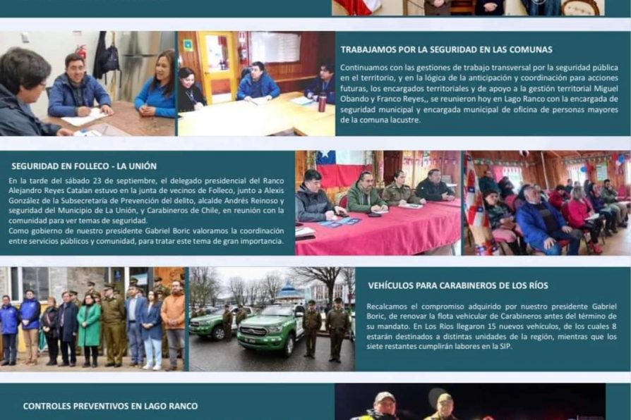 Presentamos el boletín informativo de la Delegación del Ranco