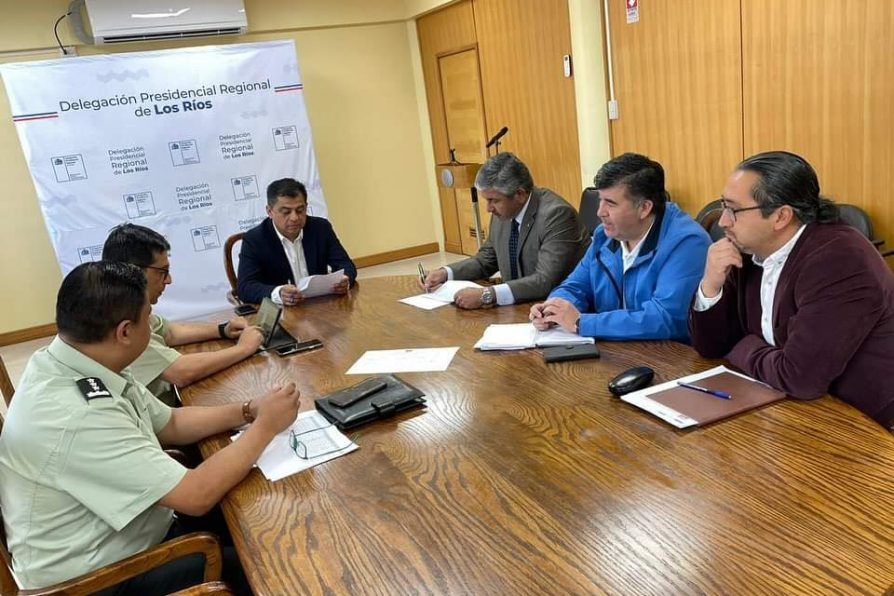 Delegado del Ranco Alejandro Reyes encabeza primer Comité Policial del año