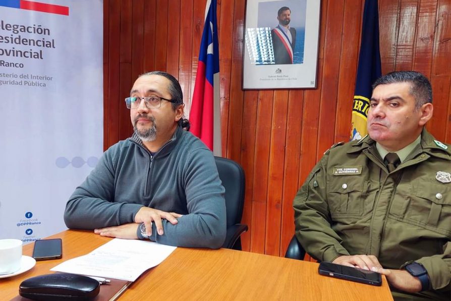 Comité Policial evalúa convenio OS 14 en la provincia del Ranco