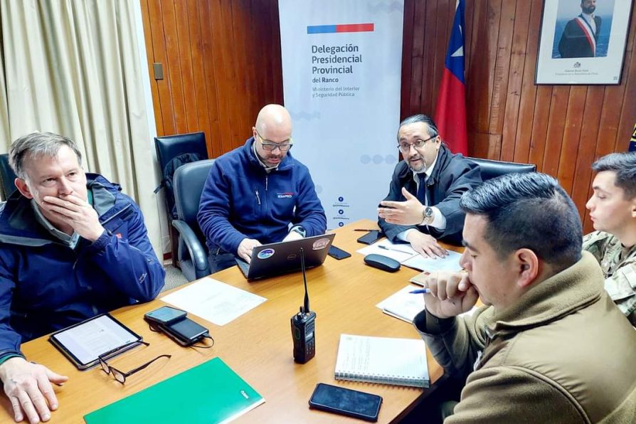 Delegado del Ranco lidera primer Cogrid Provincial con foco en la nueva temporada de Incendios Forestales