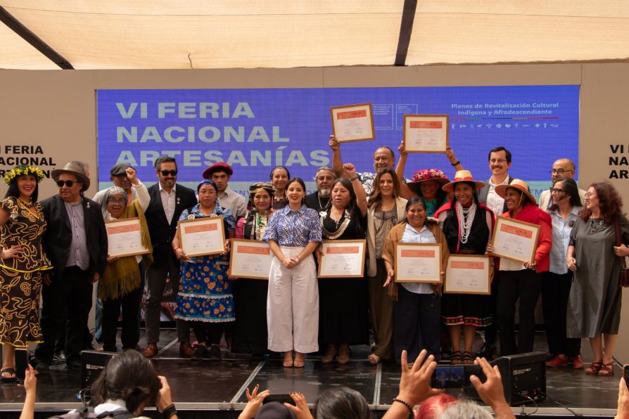 Delegada presidencial destaca a artesana ranquina, ganadora de distinción nacional del Ministerio de las Culturas, las Artes y el Patrimonio