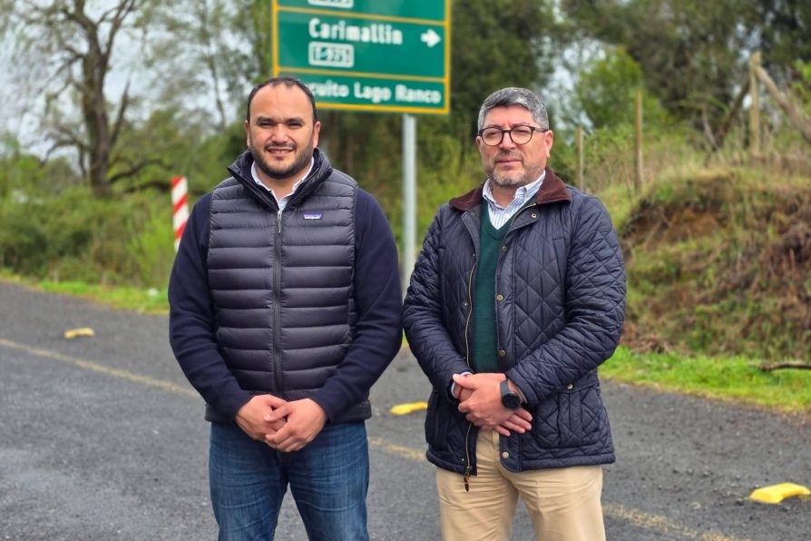 Delegado Alex Valderrama anuncia Plan Chile Despega: $4 mil millones para asfalto ruta Crucero–Entre Lagos